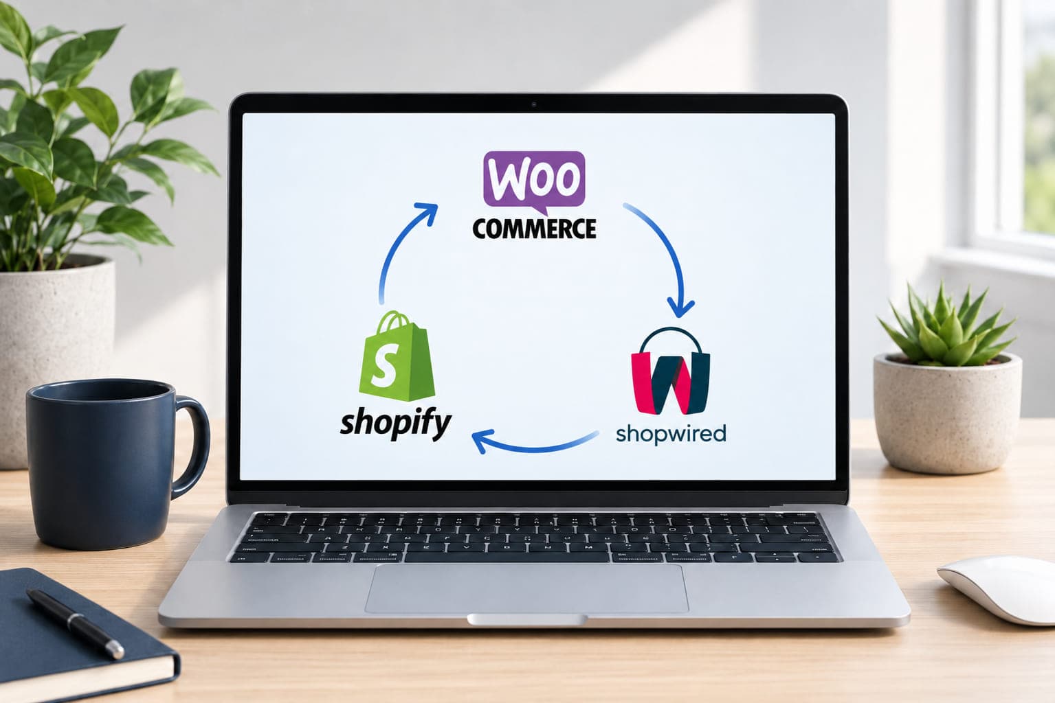Ecommerce migration between WooCommerce, Shopify and ShopWired
